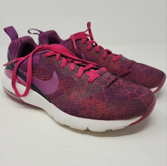 Nike Air Max Siren Fuchsia Snake Print Running Shoe Athletic Sneaker Size 7.5 - Picture 3 of 10